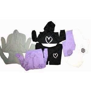 SHEIN Lot of 3 Outfits Sweatsuits Tops & Bottoms Girls Size 11-12 Youth Kids